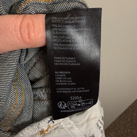 BDG Urban Outfitters Womens 24 Jeans Button Fly Boot Cut Dark Wash Classic Denim - Picture 15 of 15